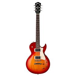Foto van Cort classic rock cr100 cherry red sunburst elektrische gitaar