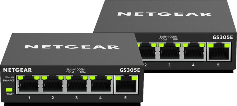 Foto van Netgear gs305e-100pes duo pack