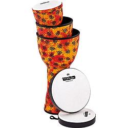 Foto van Meinl vr-sdjset-sh vivarhythm boom pop off djembe set