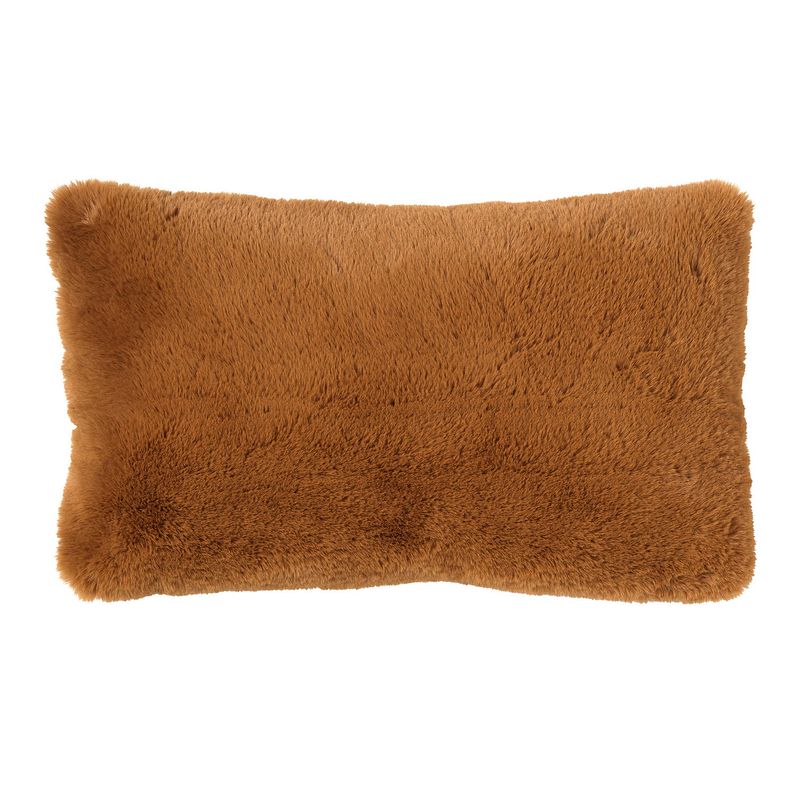 Foto van Dutch decor zaya - sierkussen unikleur 30x50 cm tobacco brown - bruin - bruin