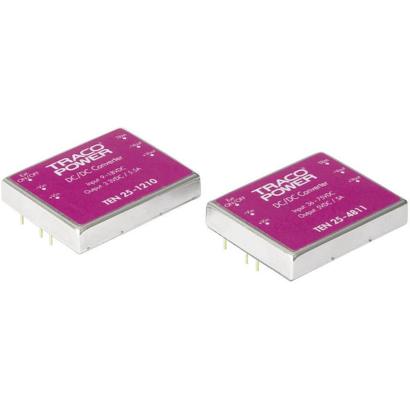 Foto van Tracopower ten 25-2412 dc/dc-converter, print 24 v/dc 12 v/dc 2.5 a 30 w aantal uitgangen: 1 x