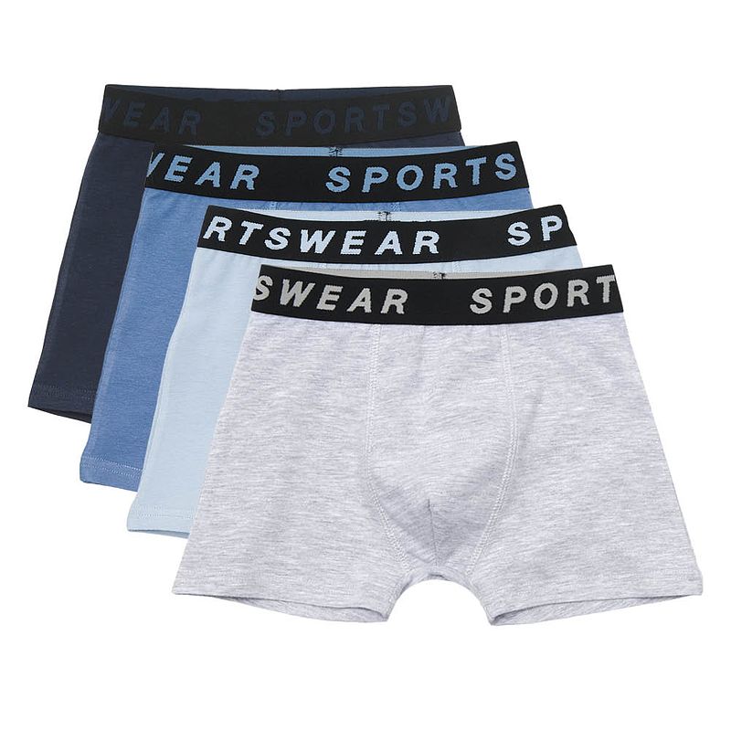 Foto van Sportswear kinder jongens boxer 4-pack