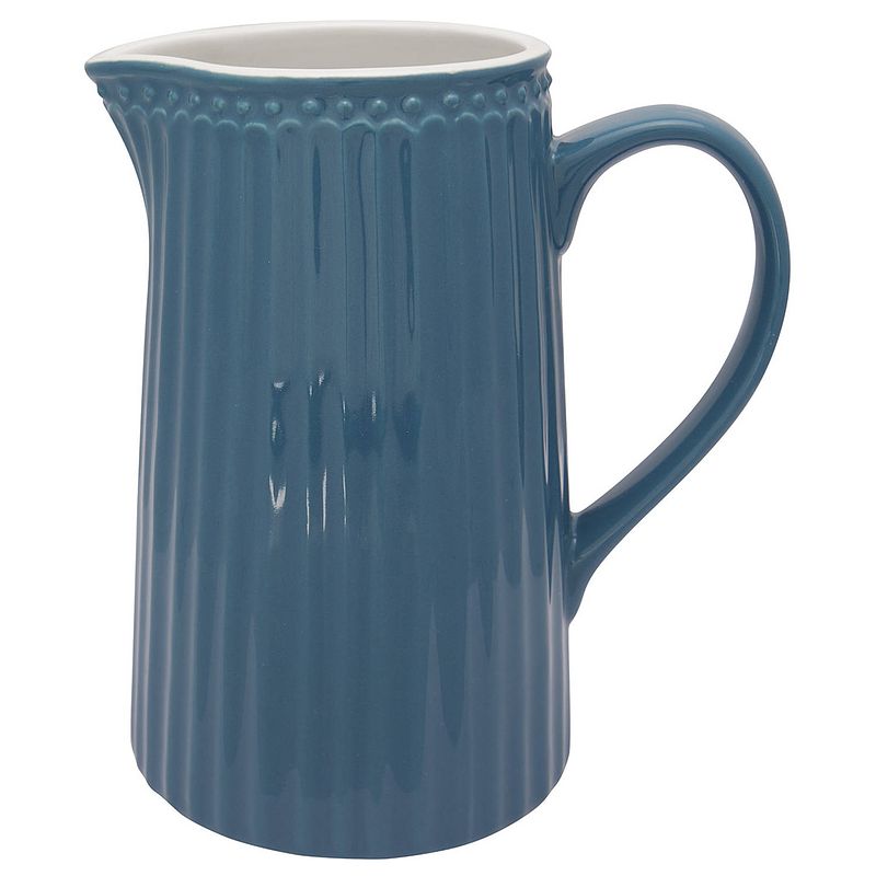 Foto van Greengate schenkkan alice nordic oceaan blauw (1 liter) h 17.6 cm