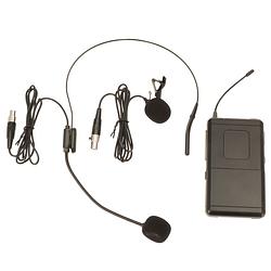 Foto van Devine sound scout bodypack draadloze dasspeldmicrofoon & headset 830 mhz