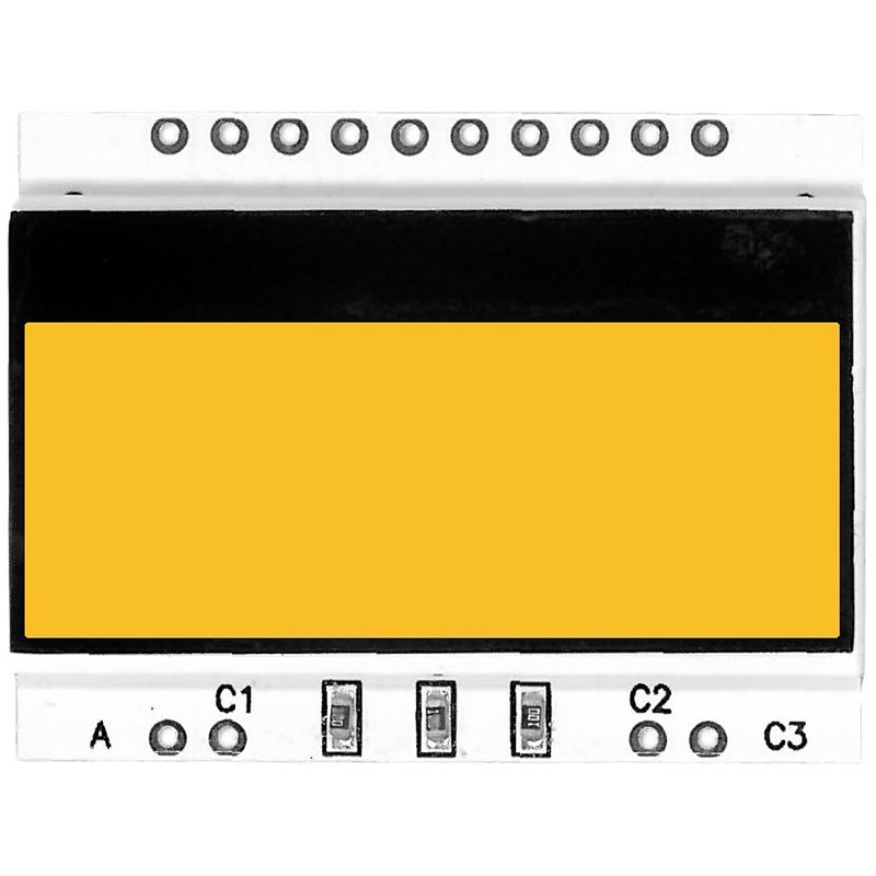 Foto van Display elektronik achtergrond verlichting amber