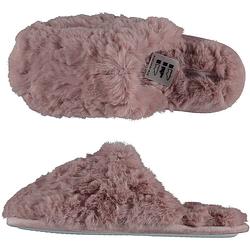Foto van Dames instap slippers/pantoffels roze maat 41-42 - sloffen - volwassenen