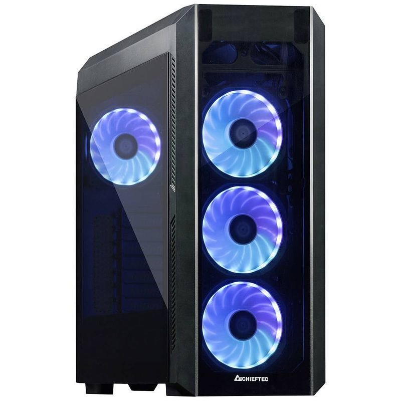 Foto van Chieftec scorpion 3 tower pc-behuizing zwart