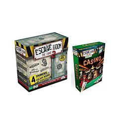 Foto van Spellenbundel - escape room - 2 stuks - the game basisspel 2 & uitbreiding casino