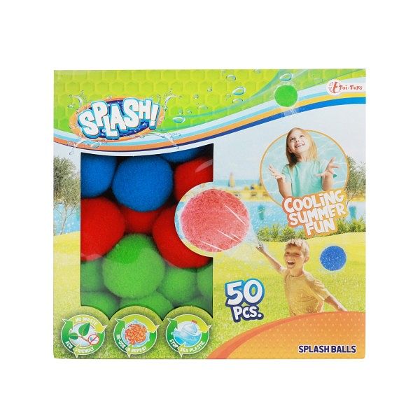 Foto van Splash - super splashballen - 50 stuks - ø5cm - milieuvriendelijk