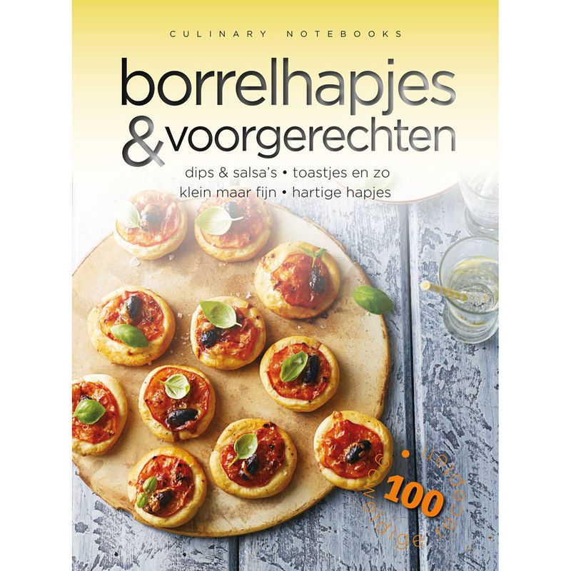 Foto van Rebo productions culinary notebooks borrelhapjes