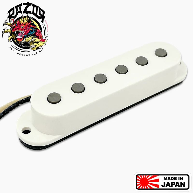 Foto van Razor blood moon pickup for stratocaster® - white