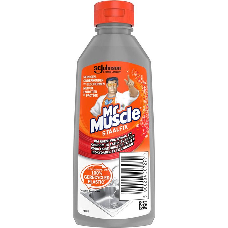 Foto van 4x mr. muscle staalfix 200 ml