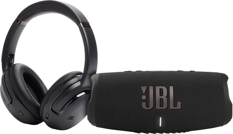 Foto van Jbl tour one m2 + jbl charge 5 zwart