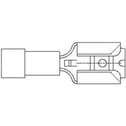 Foto van Molex 190110039 platte stekker (female) 500 stuk(s)