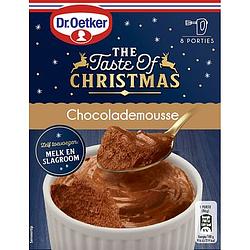 Foto van Dr. oetker chocolademousse mix voor kerst dessert 190g bij jumbo