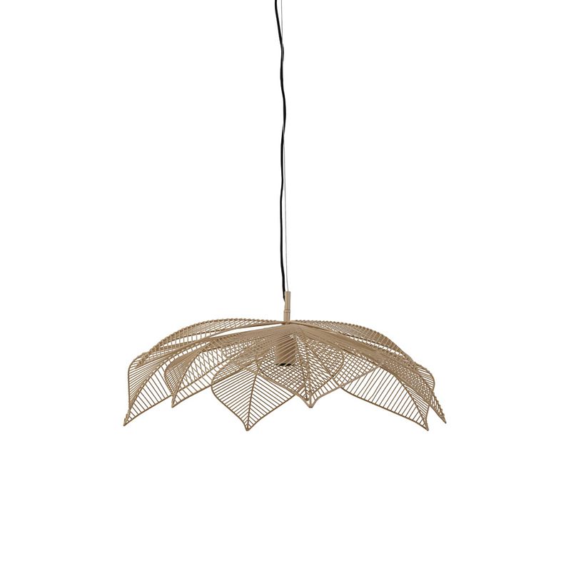 Foto van Light & living - hanglamp pavas - 72x72x29 - bruin