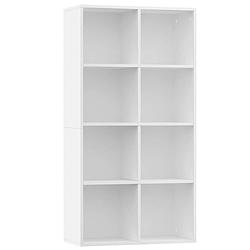 Foto van The living store boekenkast - klassiek - meubels - afmeting- 66 x 30 x 130 cm - kleur- wit