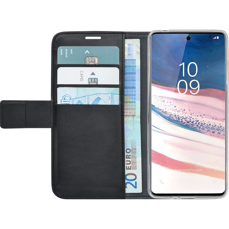 Foto van Azuri wallet magneet samsung galaxy note 10 lite book case zwart