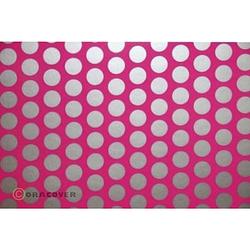 Foto van Oracover 41-014-091-002 strijkfolie fun 1 (l x b) 2 m x 60 cm neon-roze-zilver (fluorescerend)