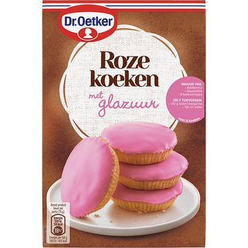 Foto van Dr. oetker roze koeken bakmix 420g bij jumbo