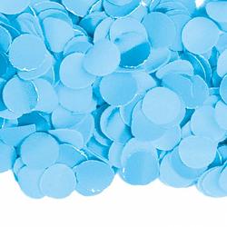 Foto van Lichtblauwe confetti zak van 1 kilo - confetti
