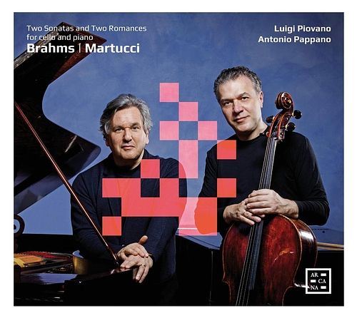 Foto van Brahms: two sonatas for cello and piano - martucci - cd (3760195734797)