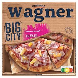Foto van Original wagner big city pizza with ham & pineapple #hawaii 435g bij jumbo