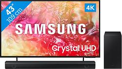 Foto van Samsung crystal uhd 43du7100 (2024)  + soundbar