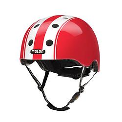 Foto van Melon helm urban active double white red xl-2xl