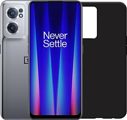 Foto van Oneplus nord ce 2 128gb zwart 5g + just in case soft design back cover zwart