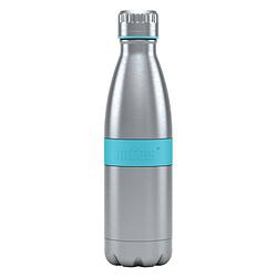 Foto van Boddels twee thermosfles drinkfles - 0,5 liter - rvs/turquoise