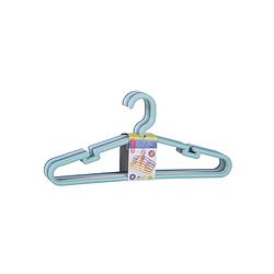 Foto van Juypal kledinghangers montana for kids - 6x - pastel - kunststof - 32,6 cm - kledinghangers