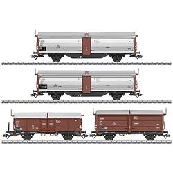 Foto van Märklin 47301 h0 set van 4 schuifdakwagens tbes van de db