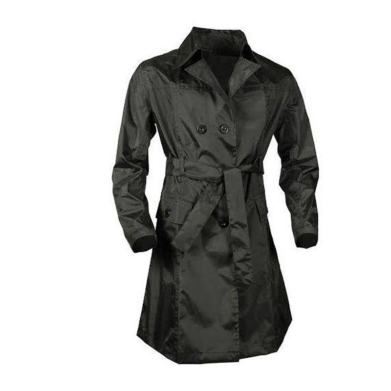 Foto van Greenlands regenjas dames polyester zwart maat m