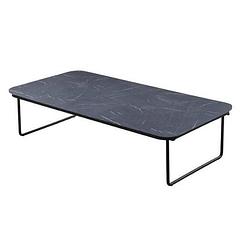 Foto van Yoi - taiyo coffee table 120x60x30cm. alu black/hpl slate