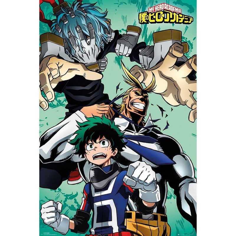 Foto van Gbeye my hero academia collage poster 61x91,5cm