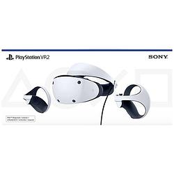 Foto van Sony playstation vr2 virtual reality bril wit, zwart