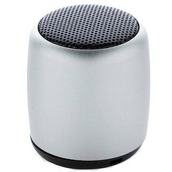 Foto van Xd collection minispeaker draadloos 4,5 cm aluminium zilver