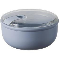 Foto van Omada - lunchbox, rond, blauw, 750 ml - omada pull box