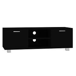 Foto van The living store tv-meubel scandinavische - tv-kast - 120 x 40.5 x 35 cm - zwart