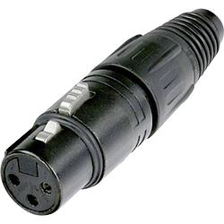 Foto van Neutrik nc3fx-bag xlr-connector bus, recht aantal polen: 3 zwart 1 stuk(s)