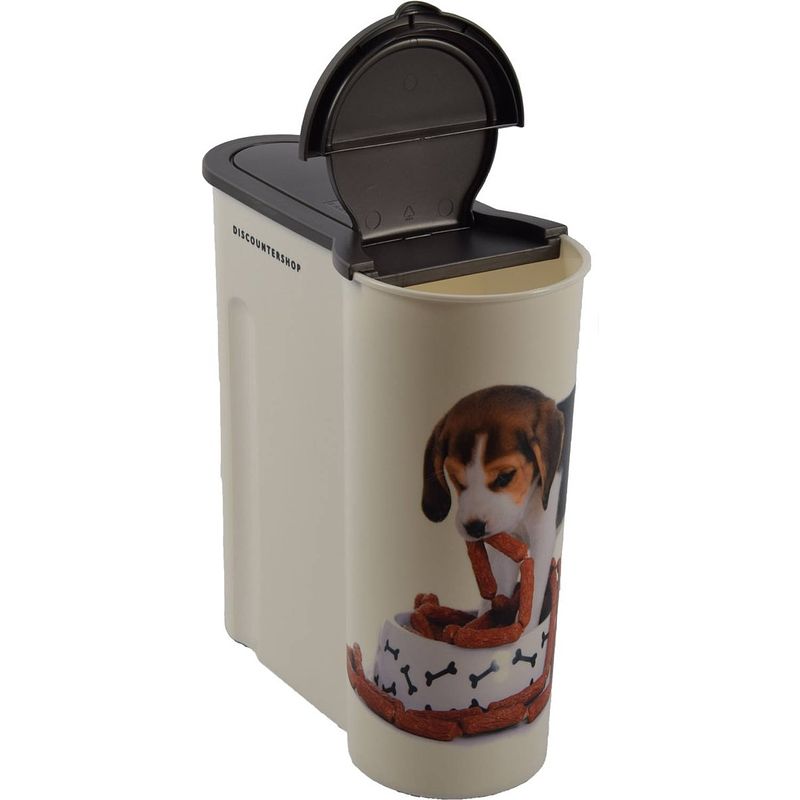 Foto van Hondenvoer container - voercontainer - voedselcontainer 4 liter - honden bak