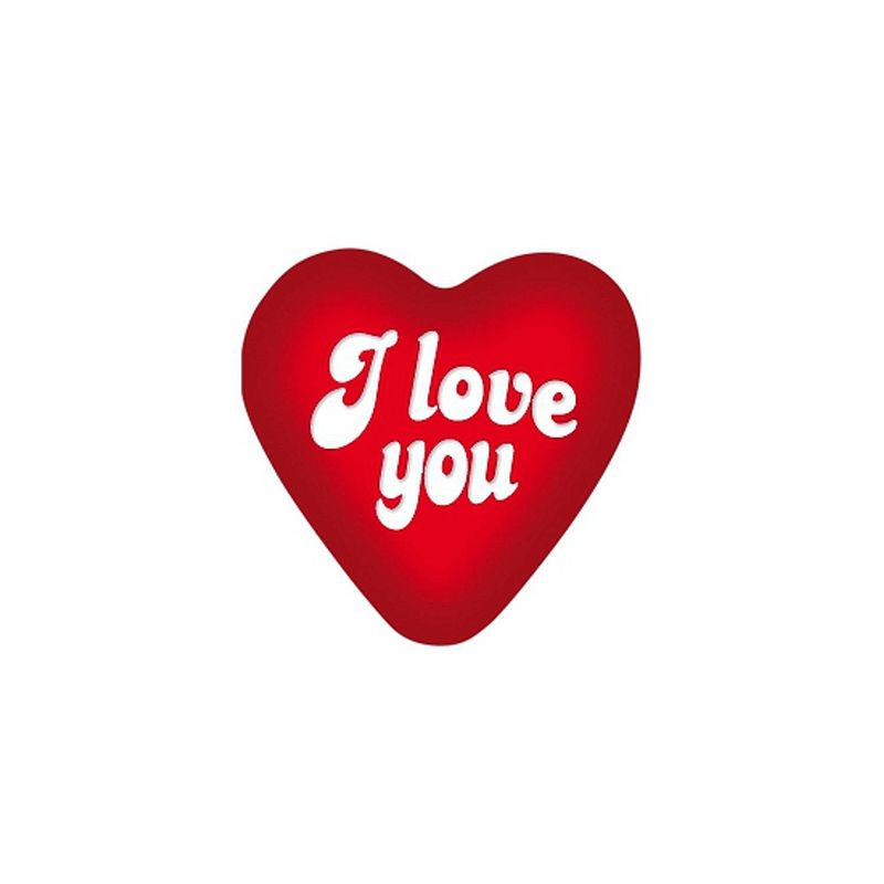 Foto van I love you decoratie bord 49 cm - feestposters