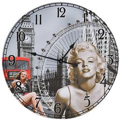 Foto van Vidaxl wandklok vintage stijl 60 cm marilyn monroe