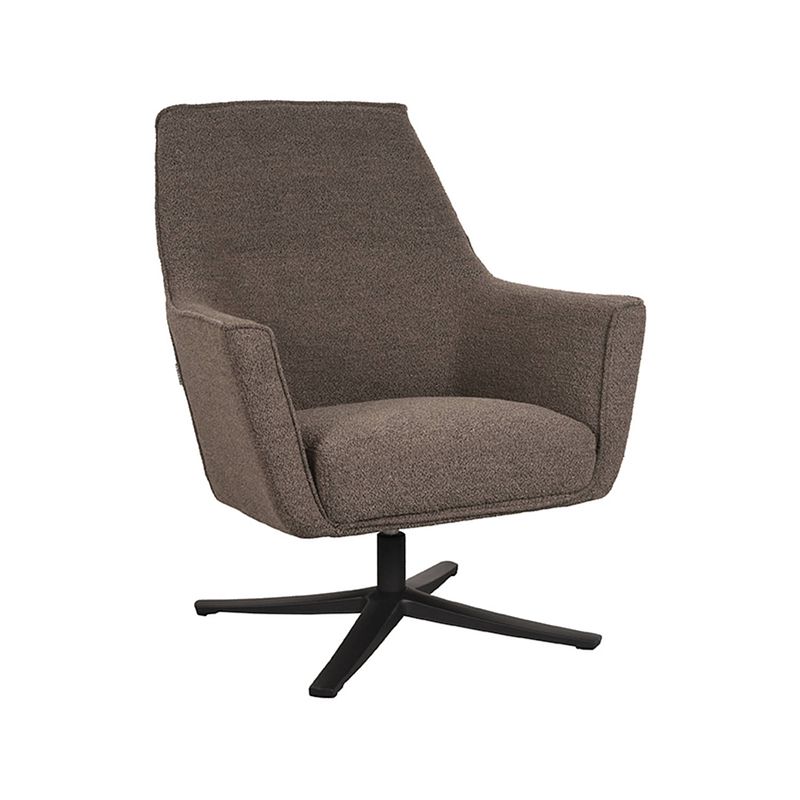 Foto van Label51 fauteuil tod - bruin - boucle