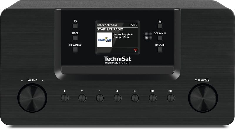 Foto van Technisat digitradio 570 cd ir dab radio zwart