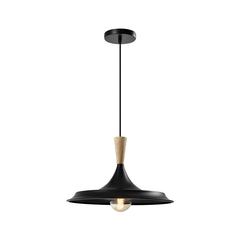 Foto van Quvio hanglamp zwart - quv5165l-black