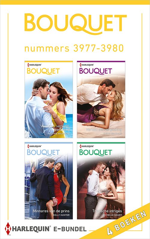 Foto van Bouquet e-bundel nummers 3977 - 3980 (4-in-1) - cathy williams - ebook (9789402536355)