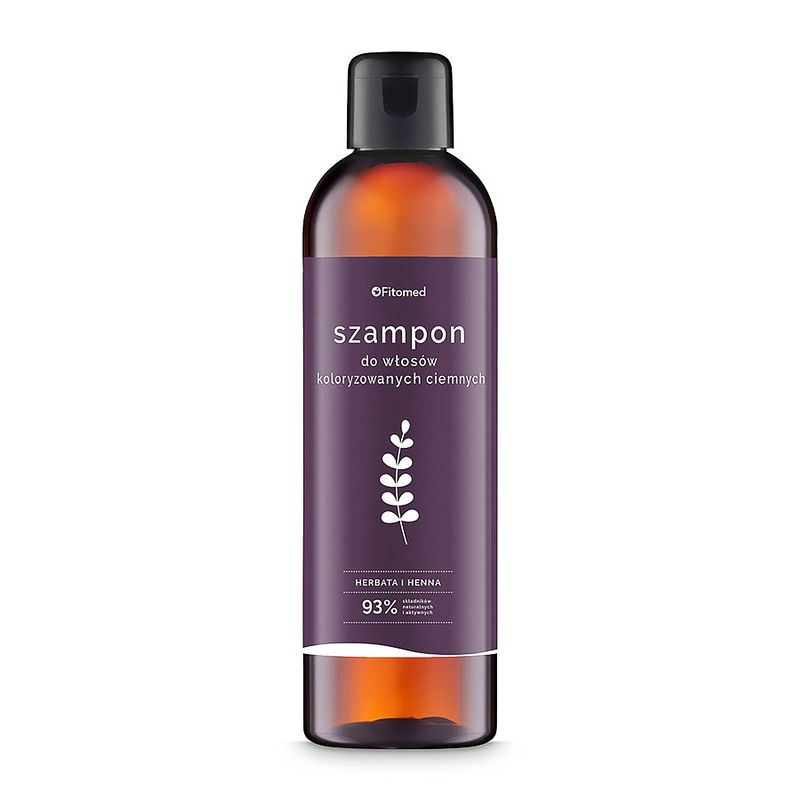 Foto van Shampoo voor donker gekleurd haar thee en henna 250g