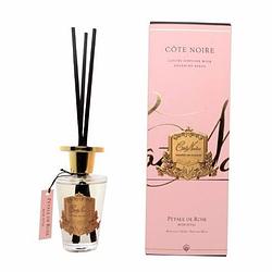 Foto van Geurstokjes rose petal 150ml goud - cote noire